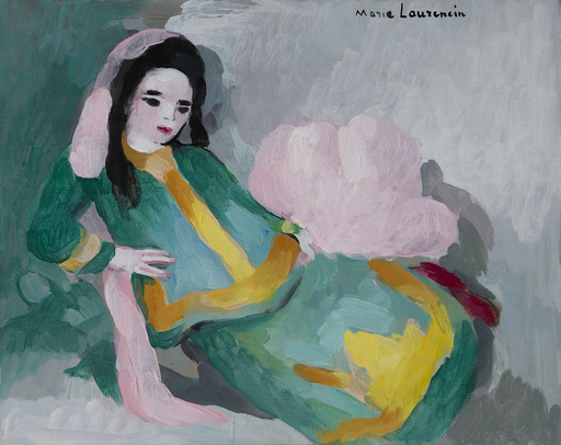 Marie LAURENCIN - Pittura - Femme allongée