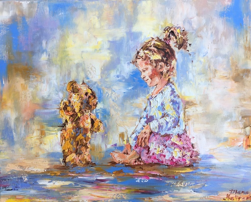 Diana MALIVANI - Gemälde - My Dear Little Bear