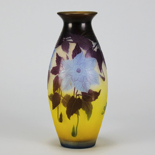 Émile GALLÉ - Blue Flower Vase