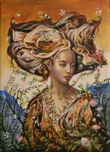 Carlos SABLÓN - Gemälde - Flora