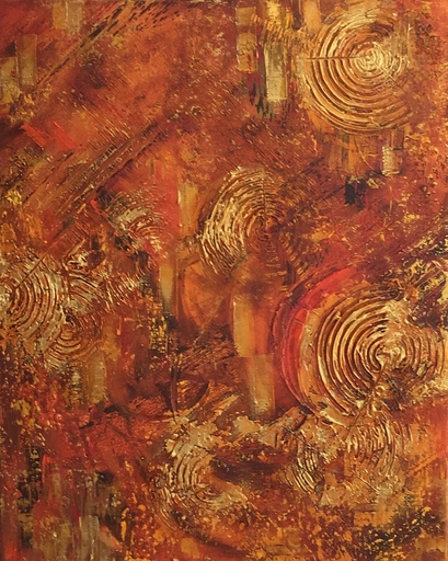 Diana MALIVANI - Painting - Nocturne Autumn