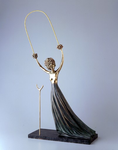 Salvador DALI - Sculpture-Volume - Alice in Wonderland, Alice aux pays des merveilles