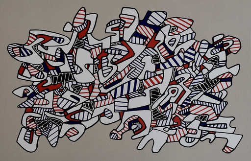 Jean DUBUFFET - Print-Multiple - Galloping Race, from: Fables | Course la galope: Fables