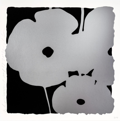 Donald SULTAN - Grabado - Silver Poppies, Sept 7