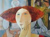 Françoise COLLANDRE - Painting - A l'expo Picasso