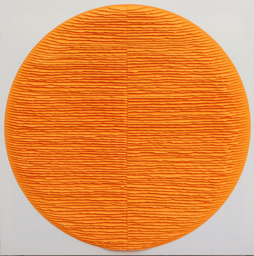 Fernando DAZA - Drawing-Watercolor - Orange circle