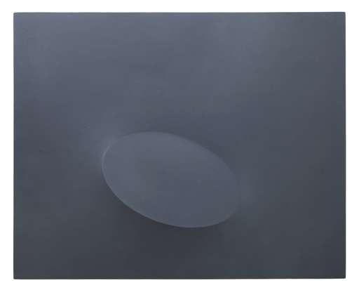 Turi SIMETI - Painting - Un ovale grigio