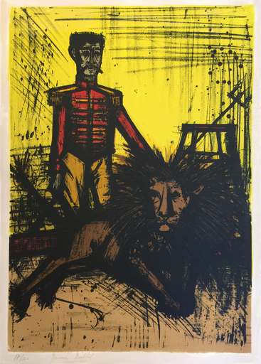 Bernard BUFFET - Print-Multiple - THE LION TAMER (LE DOMPTEUR)