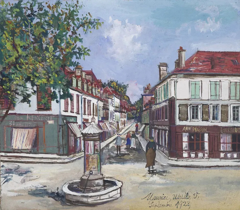 La Place Saint Pierre Orthez By Maurice Utrillo Buy Art Online Artprice