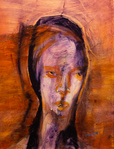 Antonio VERONESE - Painting - La tête de femme