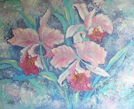 Lee REYNOLDS BURR - Gemälde - bloemenpracht
