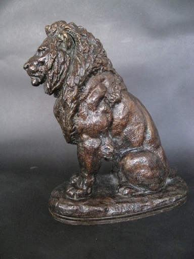 Antoine Louis BARYE - Sculpture-Volume - Lion des Tuileries