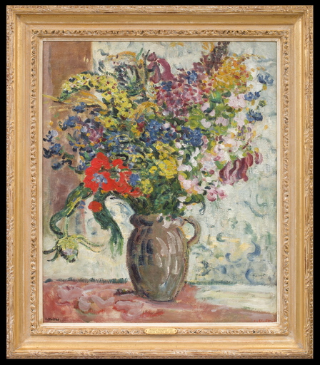 Louis VALTAT - Pintura - Bouquet champêtre