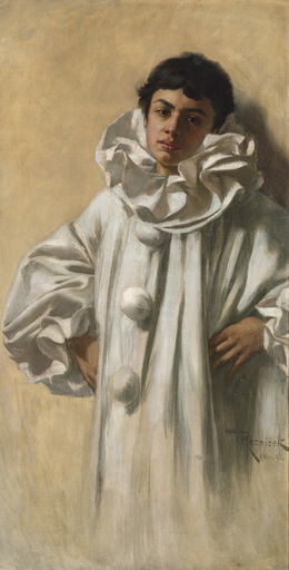 Ferdinand VON REZNICEK - Painting - Pierrot