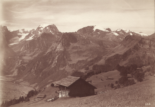 Hans Jakob SCHÖNWETTER - Fotografie - (Shed  in mountain valley)