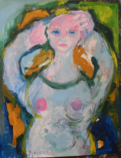 Bernard MOREL - Gemälde - FEMME