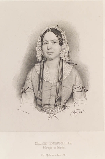 Franz EYBL - Peinture - "Maria Dorothea Grand Duchess of Austria", 1846, Lithograph