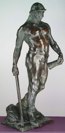 Paul AICHELE - Escultura - Miner