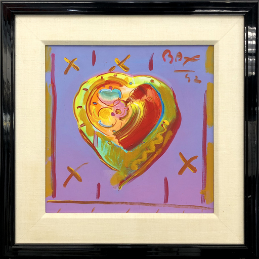 Peter MAX - Peinture - HEART