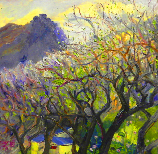 ZHENG Judy C. - Gemälde - Sunset