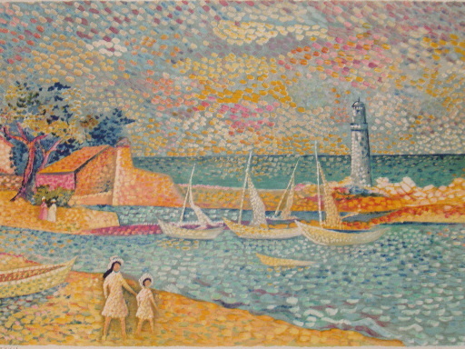 Lucien NEUQUELMAN - Grabado - "Promenade sur le Port" 1984