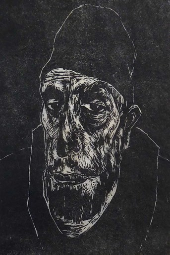 Fedor LOEVENSTEIN - 版画 - Jewish Man