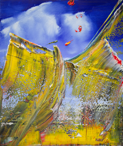 Harry James MOODY - 绘画 - Free Fall Abstract No.541