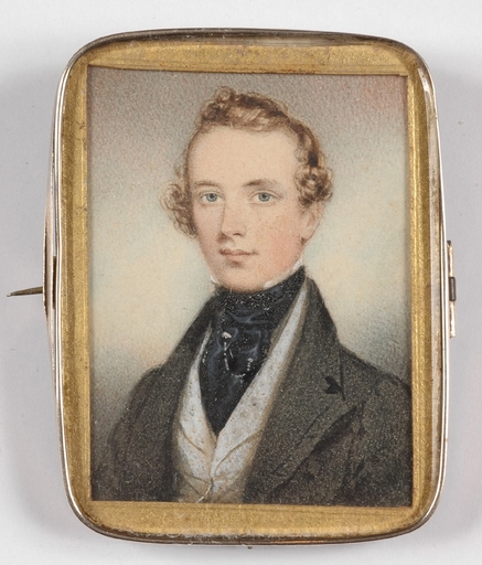 Jean Marie Auguste JUGELET - Miniatur - Portrait Miniature