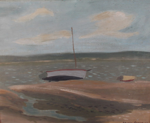 Jean CLUSEAU-LANAUVE - Painting - Les barques