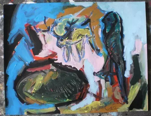 Bernard MOREL - Painting - PAYSAGE