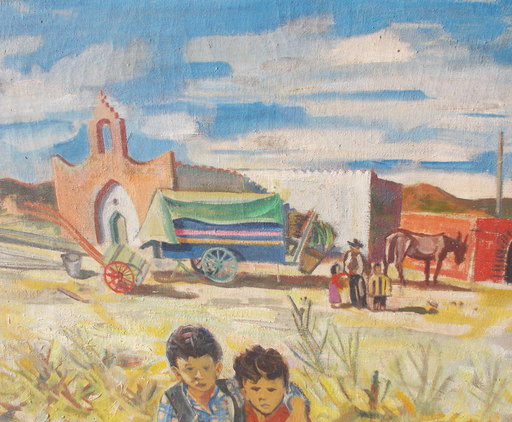 Maurice Georges PONCELET - Gemälde - Mexique