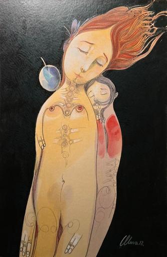 Pedro Pablo OLIVA - Zeichnung Aquarell - Apuntes para una Historia de Amor