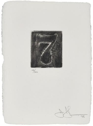 Jasper JOHNS - Estampe-Multiple - 7 (from A Set of Ten Numerals)