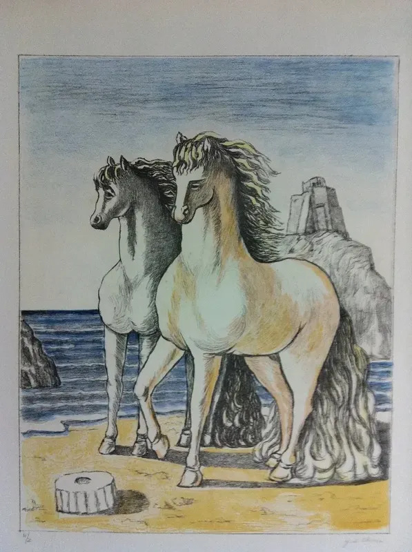 Cavalli Antichi By Giorgio De Chirico Buy Art Online Artprice