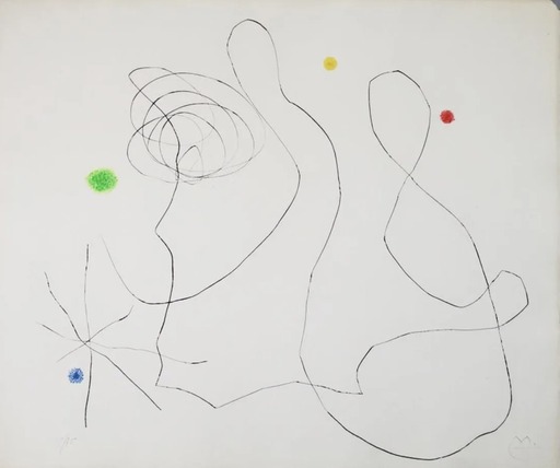 Joan MIRO - Stampa-Multiplo - Untitled X (from Flux de l'Aimant)
