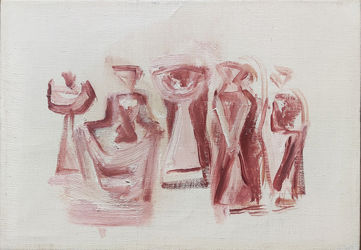 Massimo CAMPIGLI - Gemälde - Le vergini savie e le vergini folli