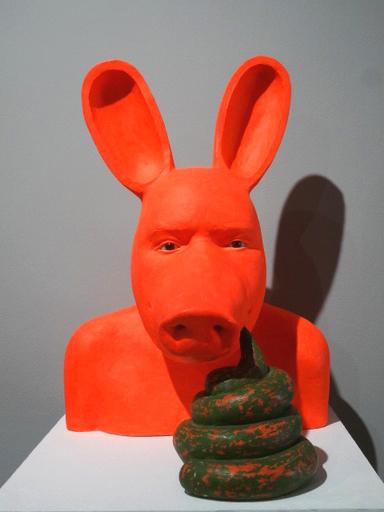 Iván PRIETO - Skulptur Volumen - Pig vomit