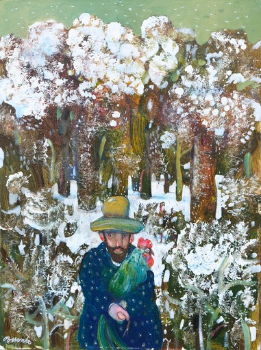 Antonio POSSENTI - Pintura - Inverno