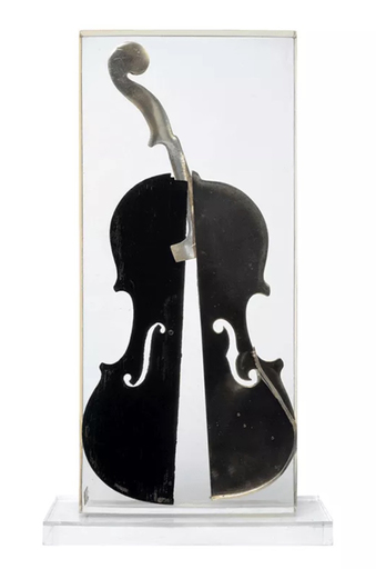 阿尔曼 - 雕塑 - Inclusion de violon
