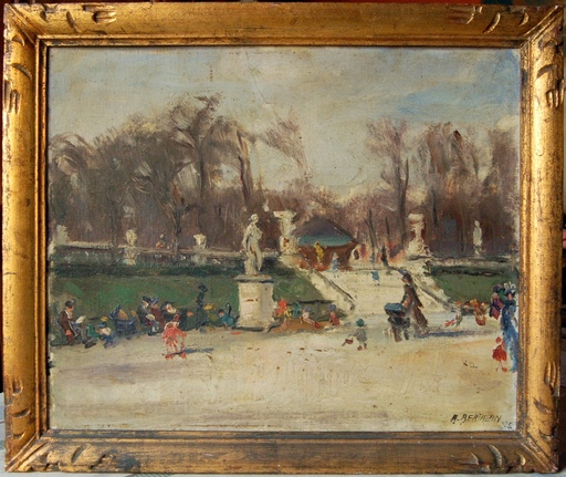 Albert BERTALAN - 绘画 - Jardin du Luxembourg