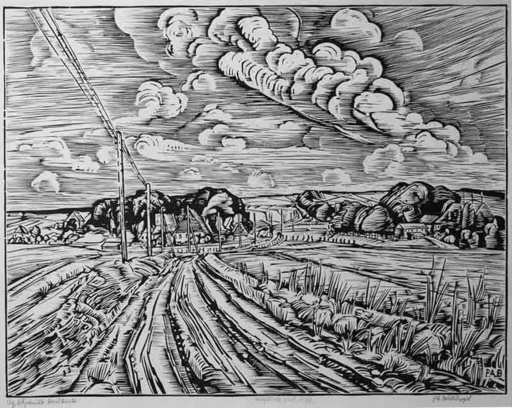 Peter August BÖCKSTIEGEL - Print-Multiple - Westfälische Landschaft