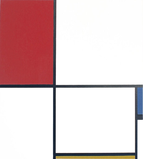 Max BILL - Estampe-Multiple - Piet Mondrian, after by Max Bill (1908-1994) Composition D