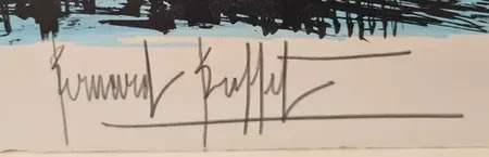 ベルナール・ビュッフェ「VENISE-Le palais des Doges」 Le Palais des