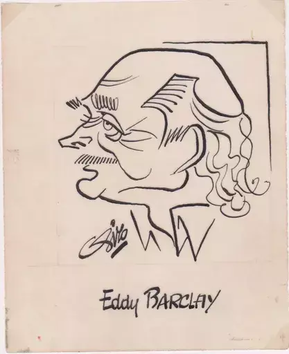 SIRO - Dibujo Acuarela - Eddy BARCLAY - 