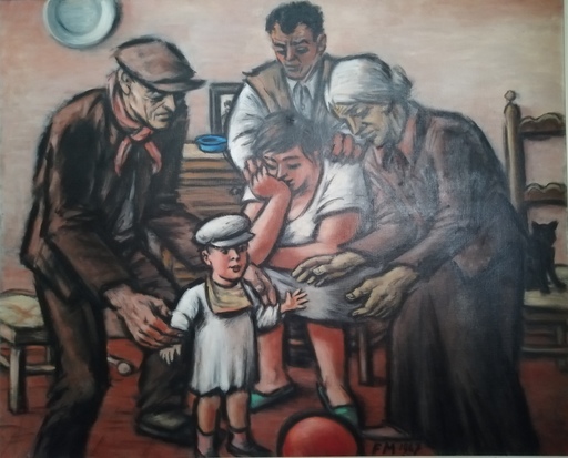 Frans MASEREEL - Pittura - L'enfant parait