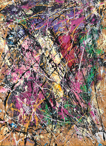 Jean-Jacques MARIE - Pittura - Abstraction lyrique série L017