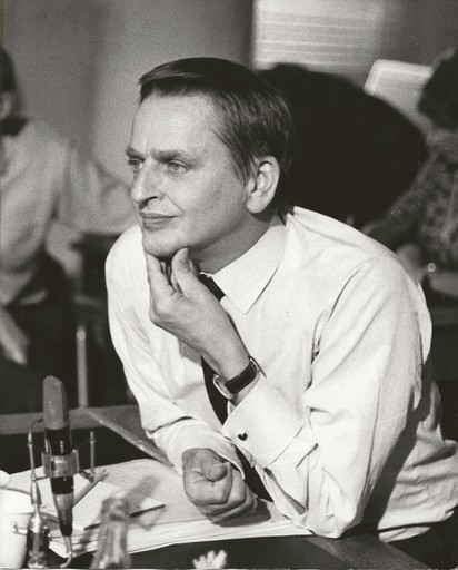Tom BLAU - 照片 - Olof Palme, Swedish Prime Minister (1970)