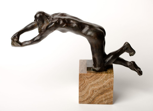 Auguste RODIN - Skulptur Volumen - Vieillard suppliant, version à genoux