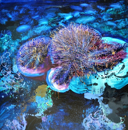 Peny MANAVI - Gemälde - Under the sea 1