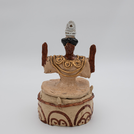 Mathurin MÉHEUT - Ceramiche - Pot couvert à la bigoudène